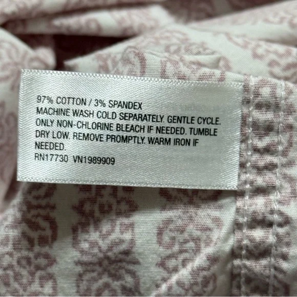 Goodfellow & Co Maroon and White Striped Shirt - Picture 7 of 7